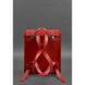 Жіночий шкіряний червоний рюкзак Blackwood Blanknote BN-BAG-29-bw-red