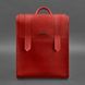 Женский кожаный красный рюкзак Blackwood Blanknote BN-BAG-29-bw-red