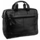 Мужская кожаная сумка-портфель для ноутбука Rovicky LAP513CCVT черная