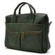 Мужская зеленая кожаная сумка RE-7122-3md TARWA Зеленый