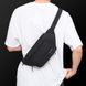 Класична текстильна сумка на пояс Confident AT09-20516A Чорний