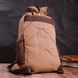 Удобный текстильный рюкзак с уплотненной спинкой и отделением для планшета Vintage 22167 Коричневый