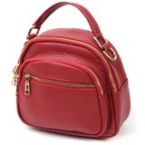 Стильная женская сумка Vintage 20689 Красная фото