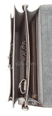 Эксклюзивный кожаный мужской портфель ручной работы Manufatto