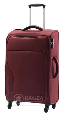 Зручна валіза на колесах бордового кольору CARLTON 085J468; 31, Бордовий