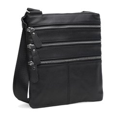 Мужская кожаная сумка Keizer K1301bl-black