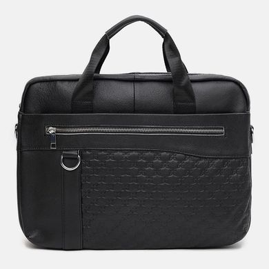 Мужская кожаная сумка Borsa Leather K11117-black