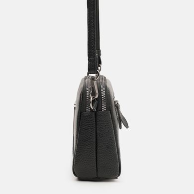 Жіноча шкіряна сумка Borsa Leather K188084bl-black