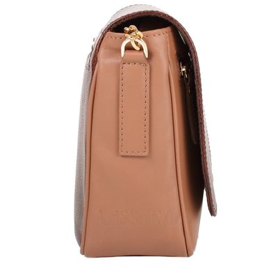 Жіноча шкіряна сумка LASKARA (Ласкара) LK-DS262-brown-choco Коричневий