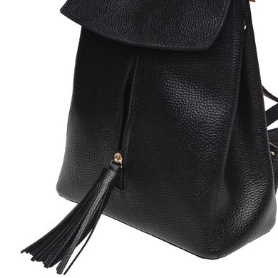Женский кожаный рюкзак Ricco Grande 1L915-black