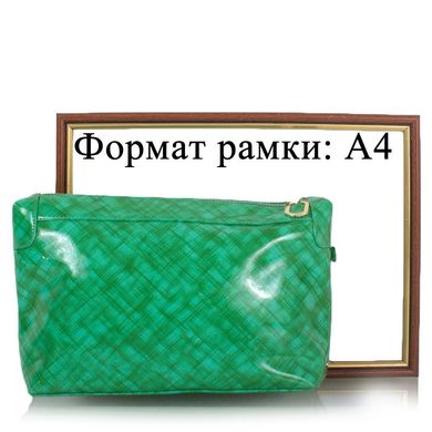 Женская косметичка из качественного кожезаменителя VALENTA (ВАЛЕНТА) VBK22579k Зеленый