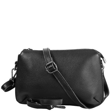 Шкіряна жіноча сумка VITO TORELLI (ВИТО Торелл) VT-8288-black Чорний