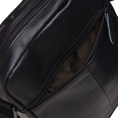 Мужская кожаная сумка Borsa Leather K11169a-black