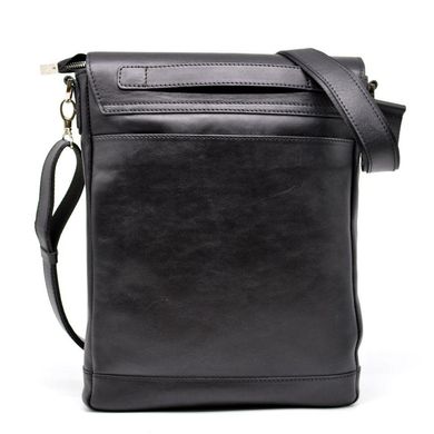 Вертикальная мужская кожаная сумка через плечо GA-1808-4lx бренда Tarwa Черный