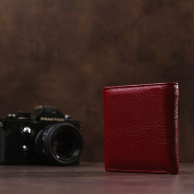 Небольшой женский бумажник с монетницей ST Leather 18920 Бордовый