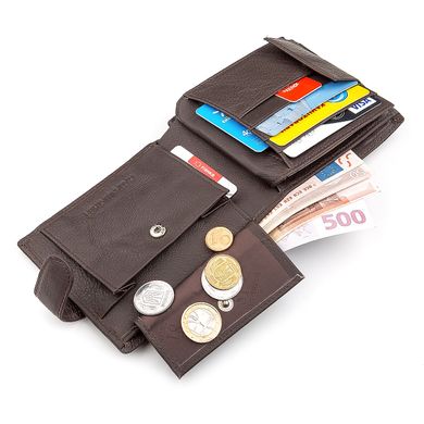 Чоловічий гаманець ST Leather 18340 (ST138) надійний Коричневий