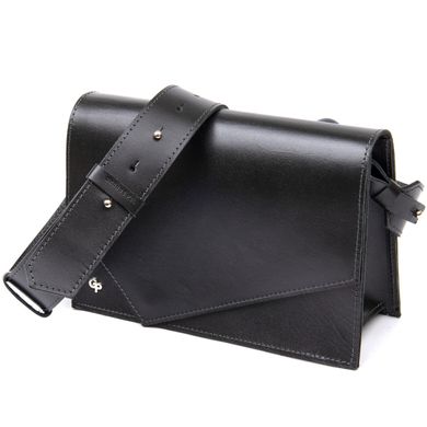 Женская стильная сумка из натуральной кожи GRANDE PELLE 11434 Черный