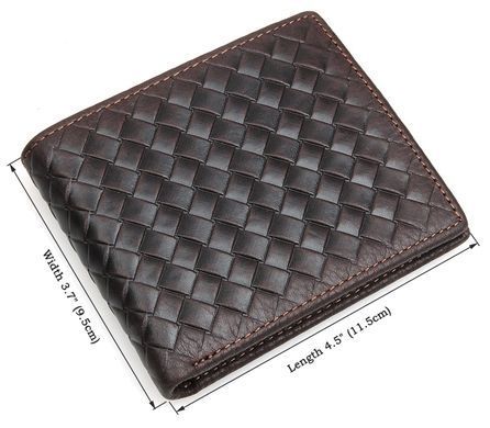 Кошелек мужской Vintage 14427 Коричневый