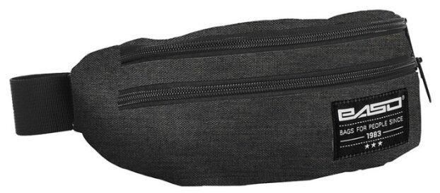 Сумка на пояс, набедренная сумка Paso PPNG19-509 темно серая