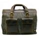 Дорожня стильна сумка парусина + шкіра RG-4353-4lx TARWA Коричневий