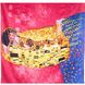 Шовкова хустка репродукція картини Г.Клімта для жінок ETERNO ES0611-1-pink, Червоний