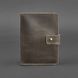 Натуральная кожаная обложка для паспорта 5.0 (с окошком) темно-коричневая Blanknote BN-OP-5-o