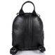 Жіночий шкіряний рюкзак VALENTA (ВАЛЕНТА) VBE619481 Чорний