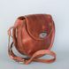 Женская кожаная сумка Круглая светло-коричневая винтажная Blanknote TW-RoundBag-kon-crz