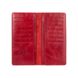 Ергономічний дизайнерський червоний шкіряний гаманець на 14 карт, колекція "Mehendi Art"