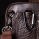 Компактная мужская сумка на пояс из натуральной кожи Vintage 22141 Коричневый