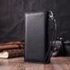 Вертикальний гаманець-клатч унісекс із натуральної шкіри ST Leather 22532 Чорний