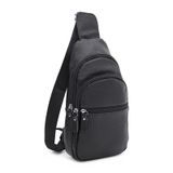 Чоловічий шкіряний рюкзак Keizer K1r233bl-black фото