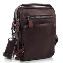 Мужская барсетка Tiding Bag S-JMD10-5005C из натуральной кожи коричневого цвета. Коричневый