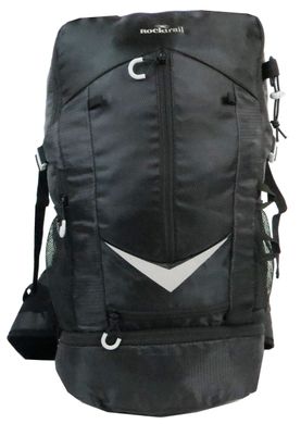 Місткий спортивний рюкзак з дощовиком 30L Rocktrail IAN389063 чорний