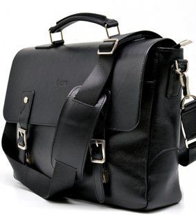 Чоловіча сумка-портфель зі шкіри GA-3960-4lx TARWA Чорний