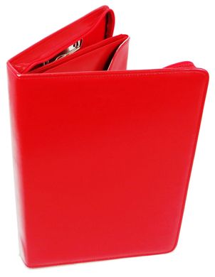 Жіноча ділова папка з еко шкіри AMO SSBW06 червоний