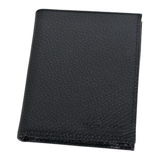 Чоловіче портмоне з натуральної шкіри 54F Vip Collection, чорне vc54.A.FLAT