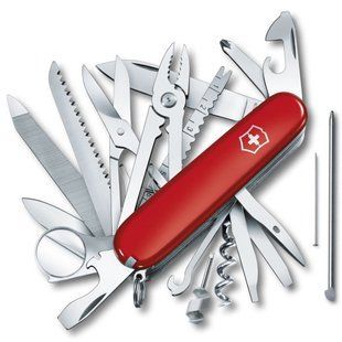 Складной многофункциональный нож Victorinox SWISSCHAMP 91 мм 33 функции Красный 1.6795.B1