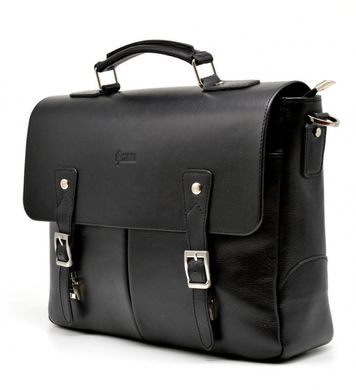 Мужская сумка-портфель из кожи GA-3960-4lx TARWA Черный