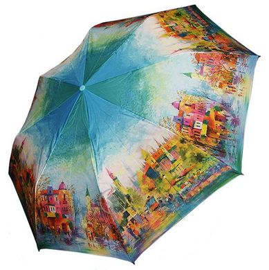 Жіноча парасолька високої якості ZEST Z246655-01, Бірюзовий