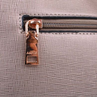 Жіноча міні-сумка з якісного шкірозамінника AMELIE GALANTI (АМЕЛИ Галант) A991248-bronze Коричневий