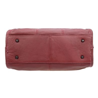 Жіноча шкіряна сумка Borsa Leather 1t560-burgundy