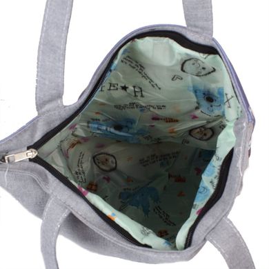 Женская пляжная тканевая сумка ETERNO (ЭТЕРНО) DET1809-2 Сиреневый