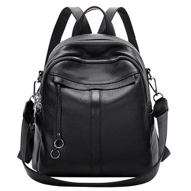Шкіряний жіночий рюкзак Olivia Leather F-FL-NWBP27-1138A Чорний