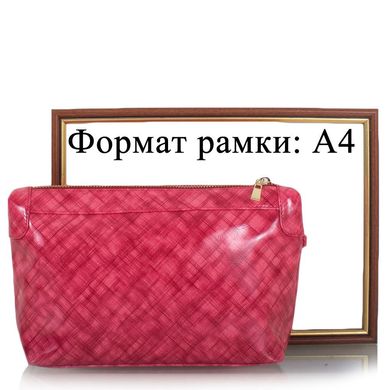 Жіноча косметичка з якісного шкірозамінника VALENTA (ВАЛЕНТА) VBK22574k Рожевий