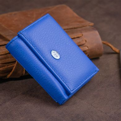Маленьке портмоне зі шкіри унісекс ST Leather 19354 Синє