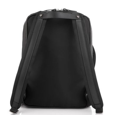 Мужской кожаный рюкзак для ноутбука Tiding Bag SM13-005A Черный