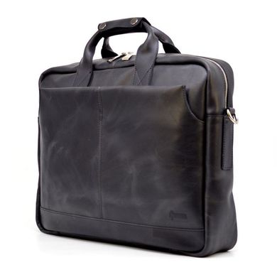 Чоловіча сумка для ноутбука 17 "з натуральної шкіри RA-1019-4lx від TARWA Чорний