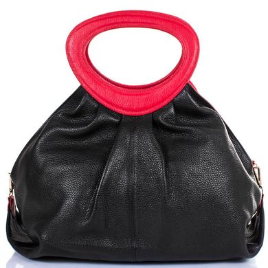 Женская кожаная сумка VALENTA (ВАЛЕНТА) VBE6161813 Черный