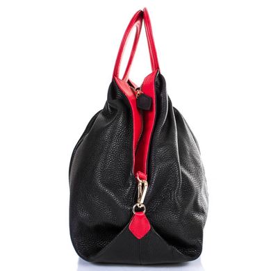 Жіноча шкіряна сумка VALENTA (ВАЛЕНТА) VBE6161813 Чорний